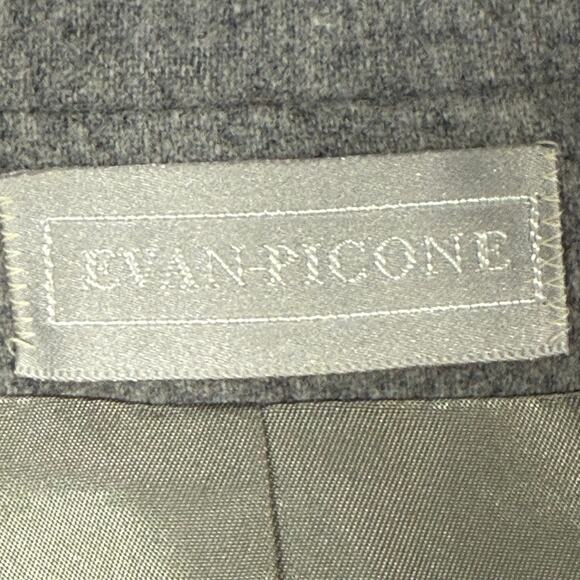Vintage 80s Evan-Picone Wool Gray Skirt Suit Set Women’s 14 USA Runs Small - Picture 12 of 14